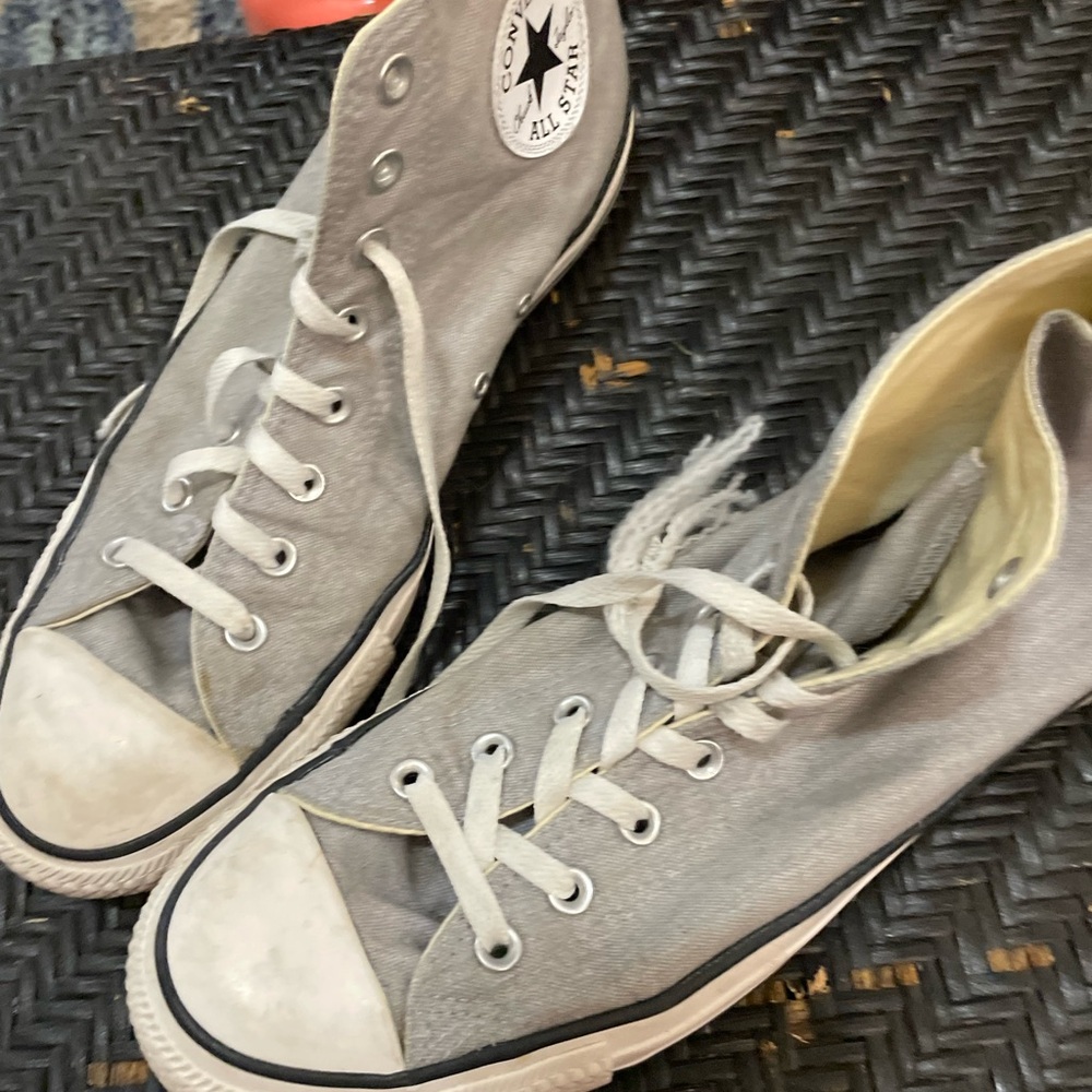 Converse Gray High-Top Sneakers